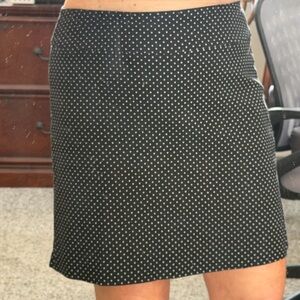 Black Polka Dot Skort